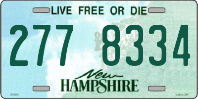 NH license plate 2778334
