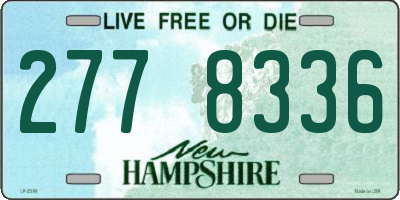 NH license plate 2778336