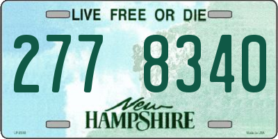 NH license plate 2778340