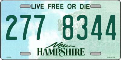 NH license plate 2778344