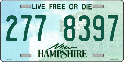 NH license plate 2778397