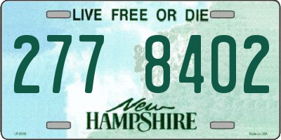 NH license plate 2778402
