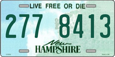 NH license plate 2778413