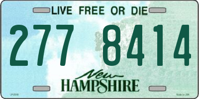 NH license plate 2778414
