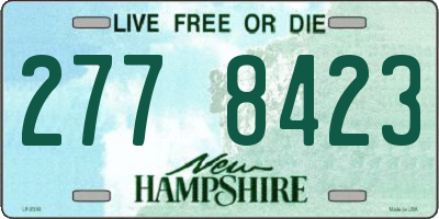 NH license plate 2778423