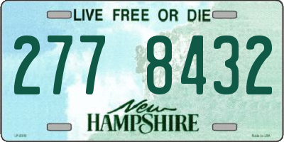 NH license plate 2778432