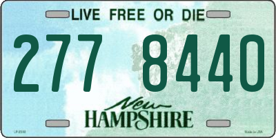 NH license plate 2778440