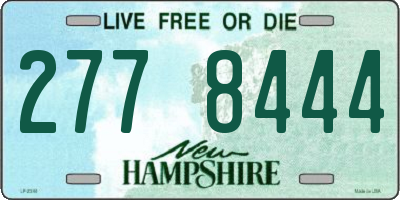 NH license plate 2778444
