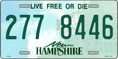 NH license plate 2778446