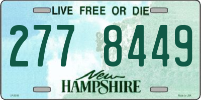NH license plate 2778449
