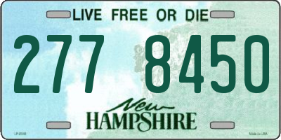 NH license plate 2778450