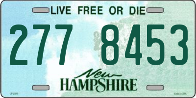 NH license plate 2778453