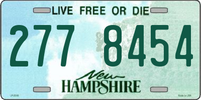 NH license plate 2778454
