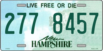 NH license plate 2778457