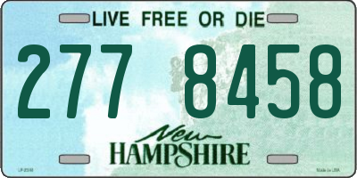 NH license plate 2778458