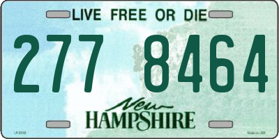 NH license plate 2778464