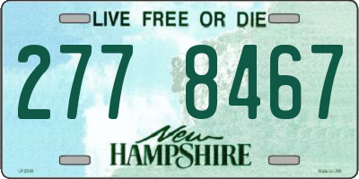 NH license plate 2778467