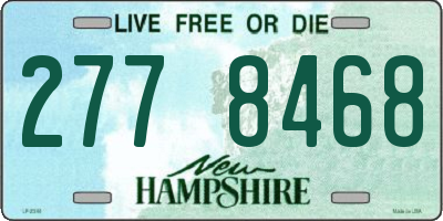 NH license plate 2778468