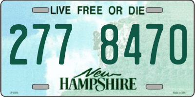 NH license plate 2778470