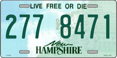 NH license plate 2778471