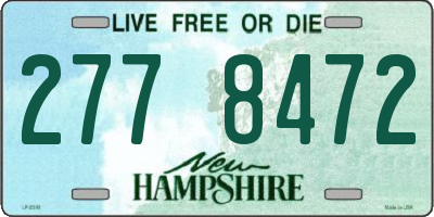 NH license plate 2778472
