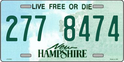 NH license plate 2778474