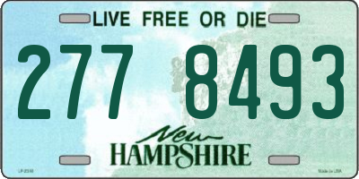 NH license plate 2778493