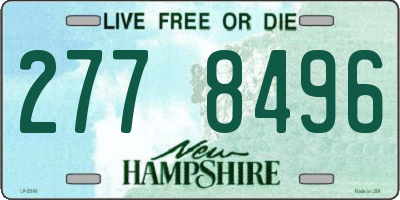 NH license plate 2778496