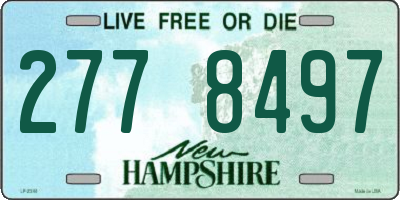 NH license plate 2778497