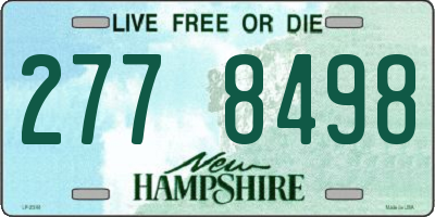 NH license plate 2778498