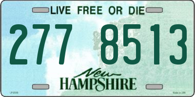 NH license plate 2778513