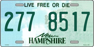 NH license plate 2778517