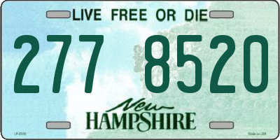 NH license plate 2778520