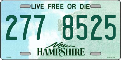 NH license plate 2778525