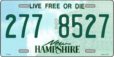 NH license plate 2778527