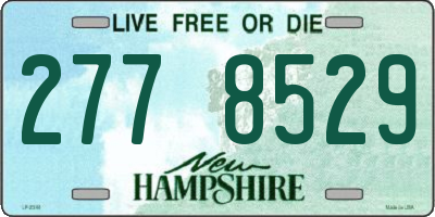 NH license plate 2778529
