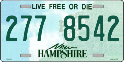 NH license plate 2778542