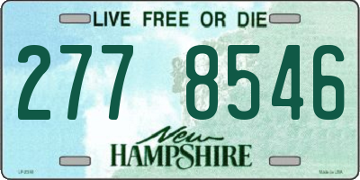 NH license plate 2778546
