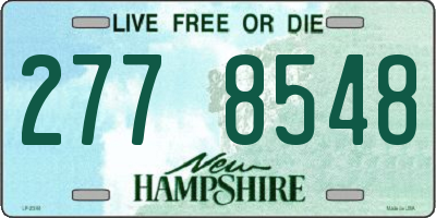 NH license plate 2778548
