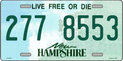 NH license plate 2778553