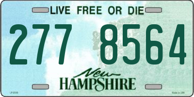 NH license plate 2778564