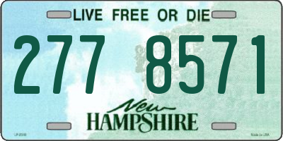 NH license plate 2778571