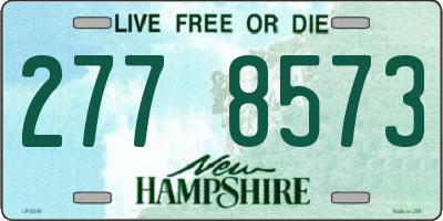 NH license plate 2778573