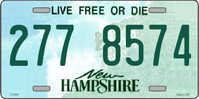 NH license plate 2778574