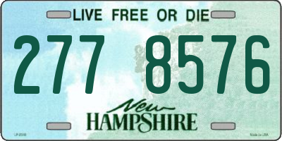 NH license plate 2778576