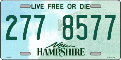 NH license plate 2778577