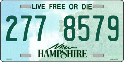 NH license plate 2778579