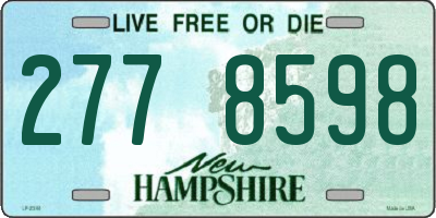 NH license plate 2778598