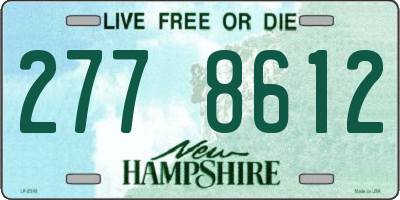 NH license plate 2778612