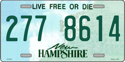 NH license plate 2778614